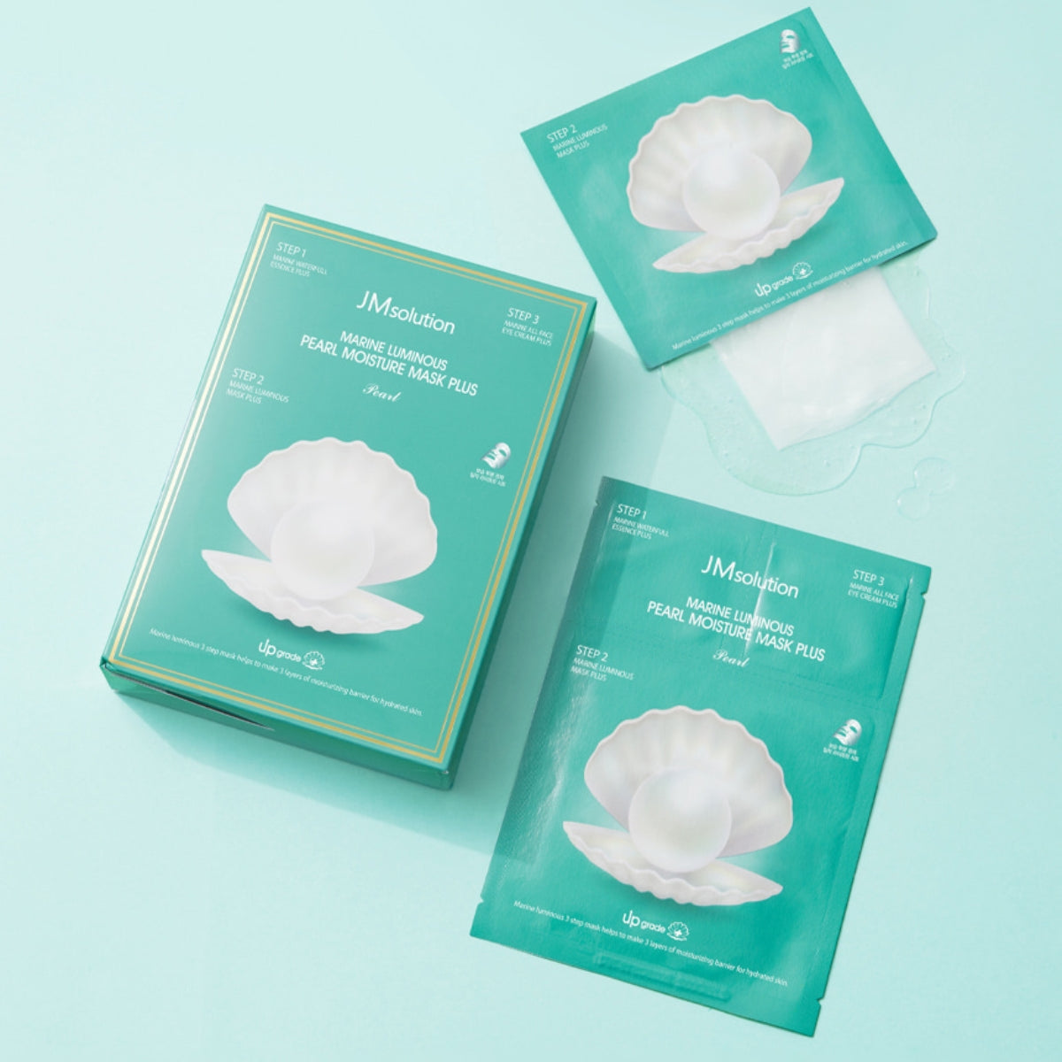 JM Solution Marine Luminous Pearl Deep Moisture Mask Pearl 10pcs