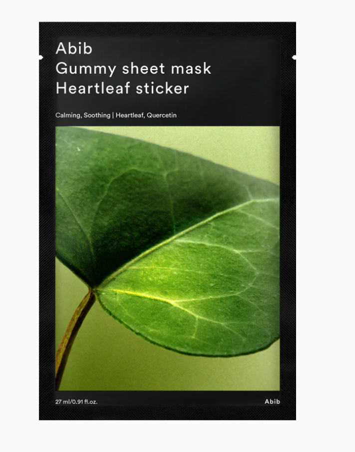Abib Gummy Sheet Mask Heartleaf Sticker