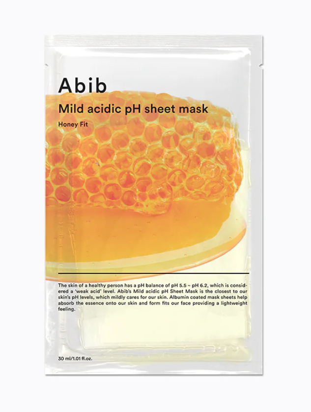 Abib Mild Acidic Ph Sheet Mask Honey Fit