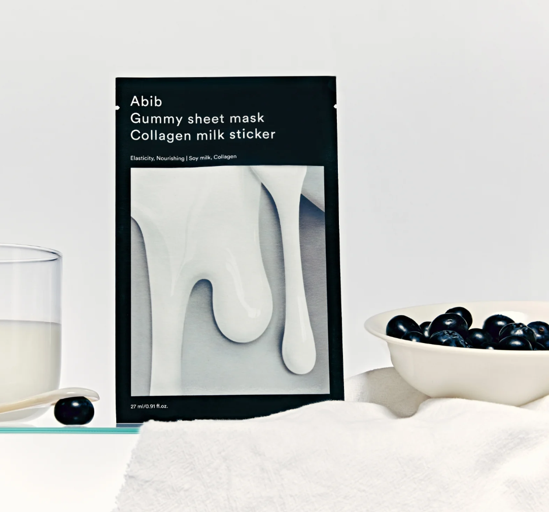 Abib Gummy Sheet Mask Collagen Milk Sticker