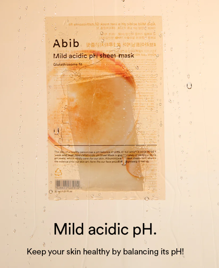Abib Mild Acidic Ph Sheet Mask Glutathiosome Fit