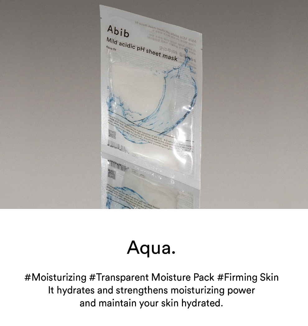Abib Mild Acidic Ph Sheet Mask Aqua Fit