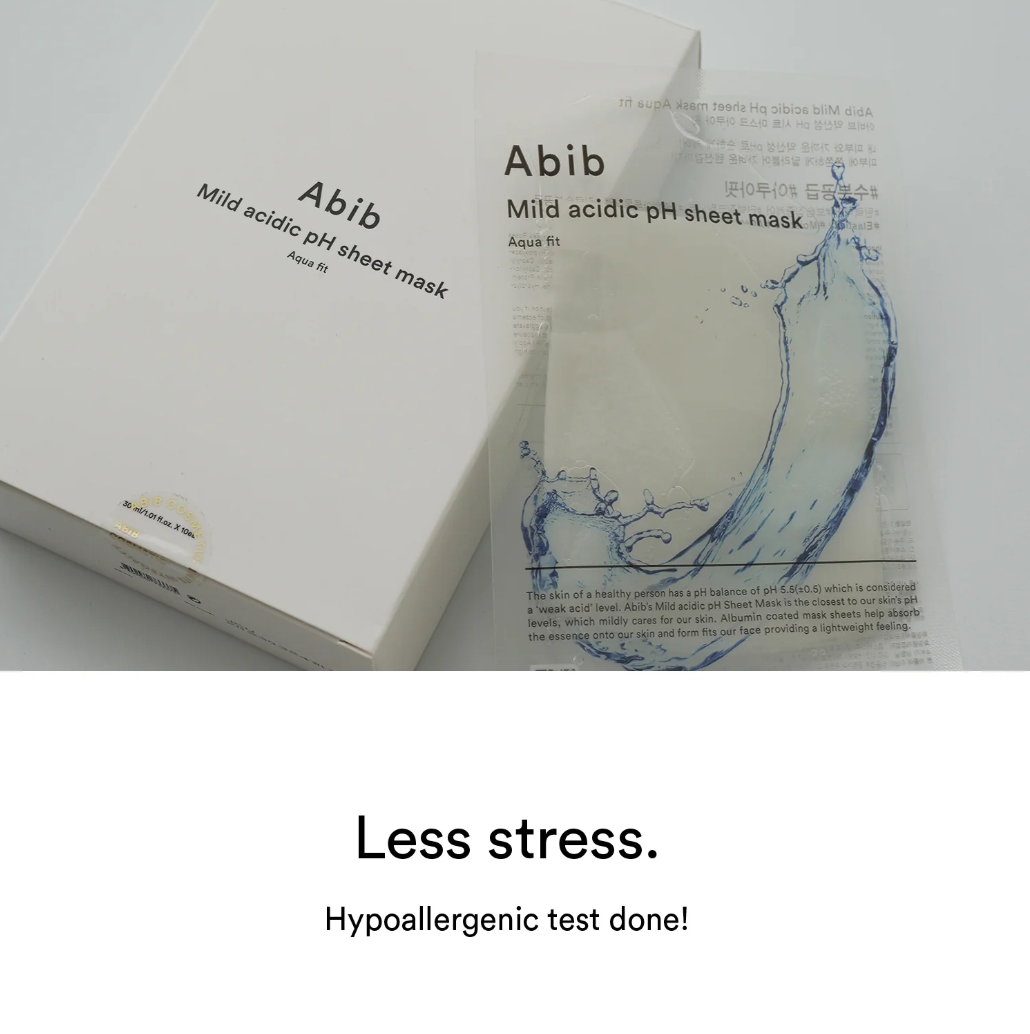 Abib Mild Acidic Ph Sheet Mask Aqua Fit