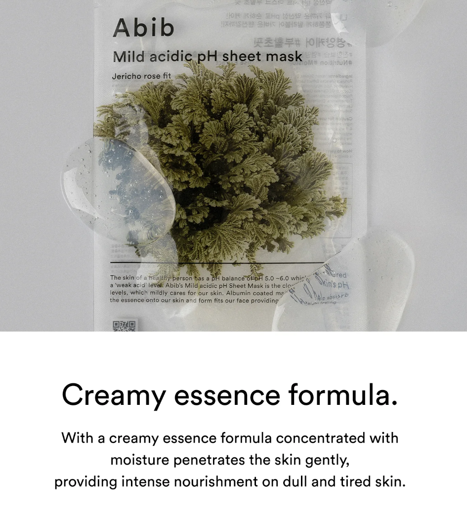 Abib Mild Acidic Ph Sheet Mask Jericho Rose Fit