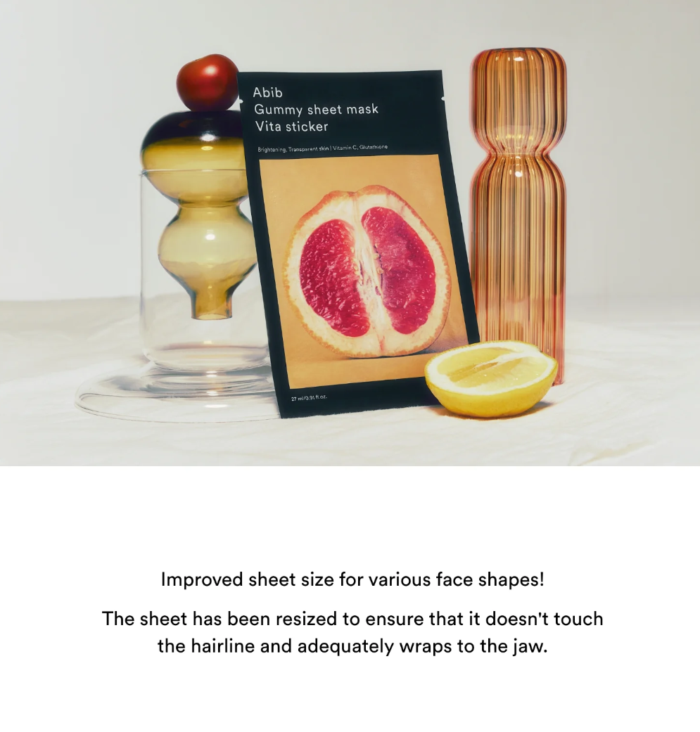 Abib Gummy Sheet Mask Vita Sticker
