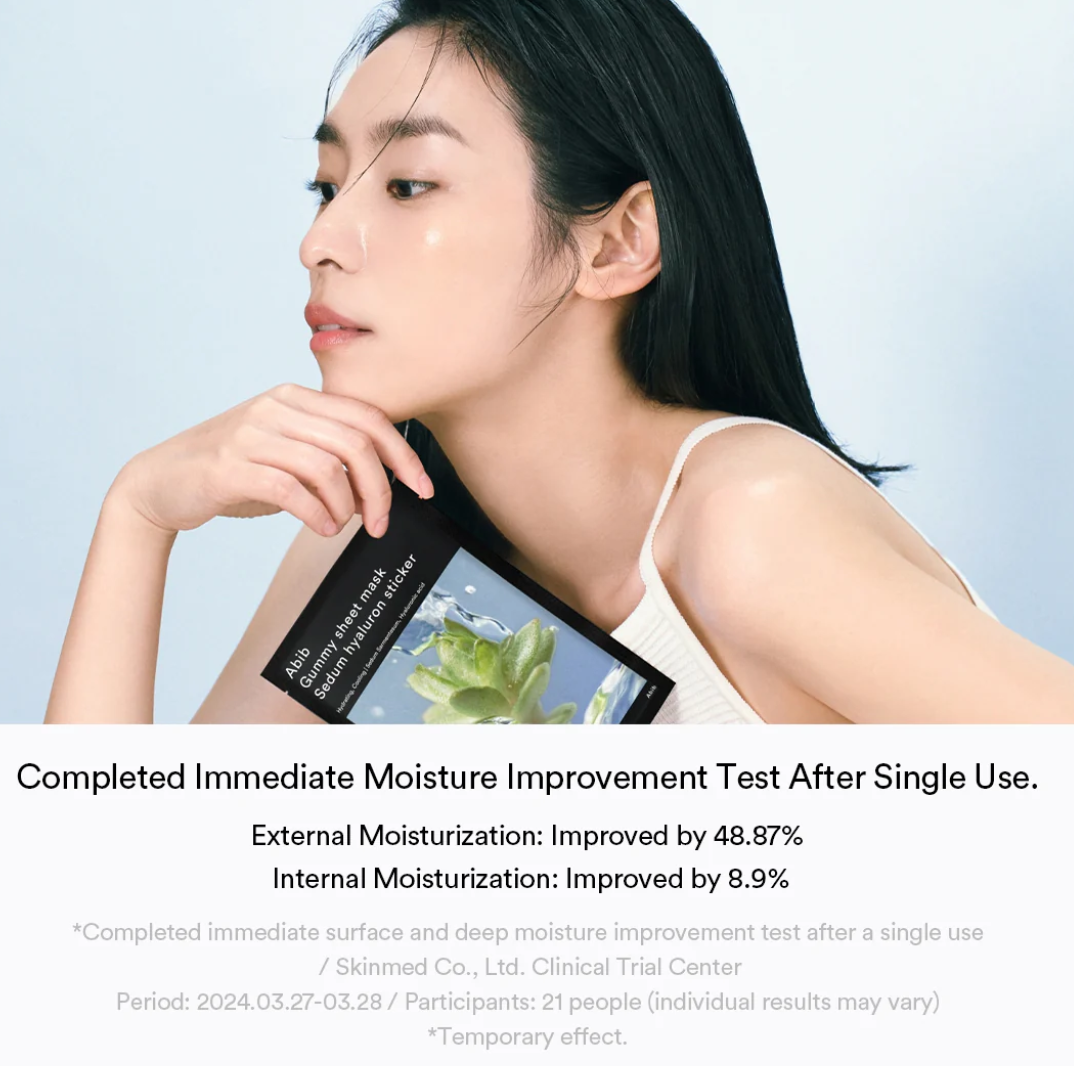 Abib Gummy Sheet Mask Sedum Hyaluron Sticker