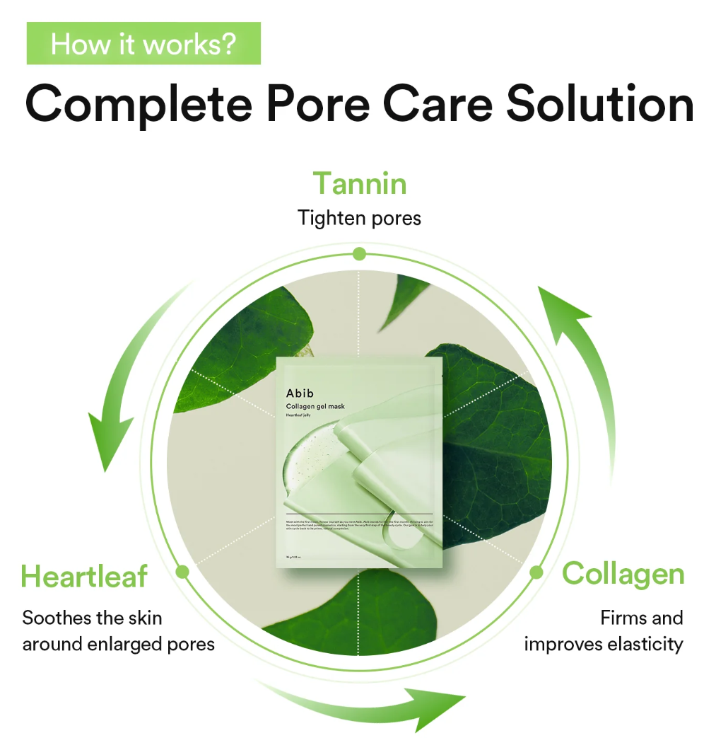 Abib Collagen Gel Mask Heartleaf Jelly