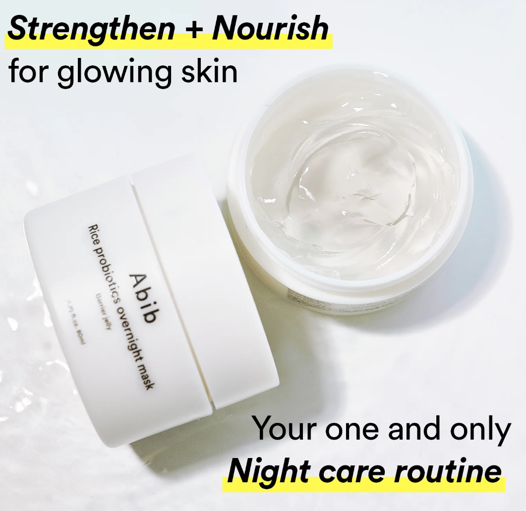 Abib Rice Probiotics Overnight Mask Barrier Jelly