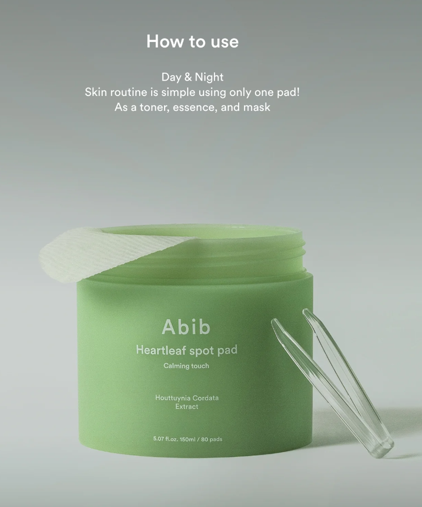 Abib Heartleaf Spot Pad Calming Touch