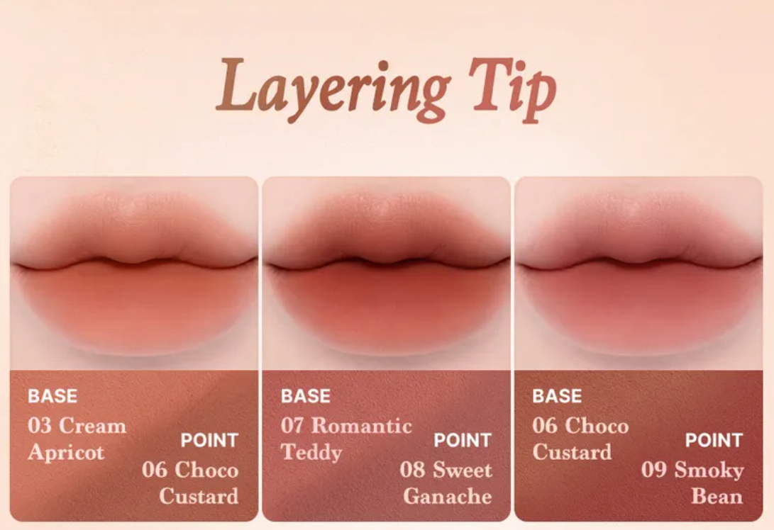Dasique Mood Painting Lip & Cheek Palette #05 Cozy Bear