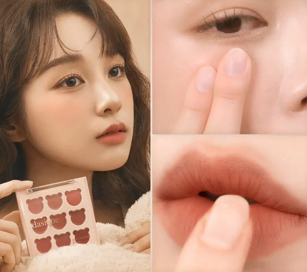 Dasique Mood Painting Lip & Cheek Palette #05 Cozy Bear