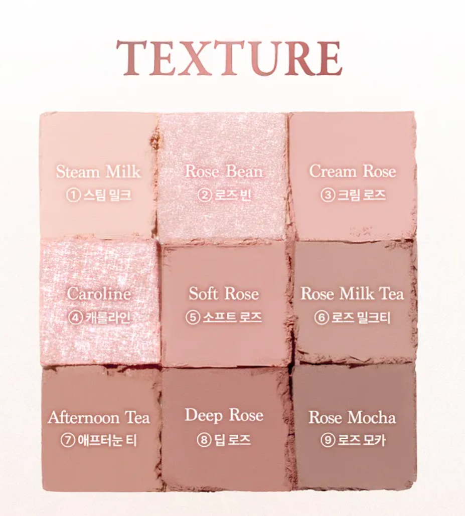 Dasique Shadow Palette #27 Rose Milk Tea