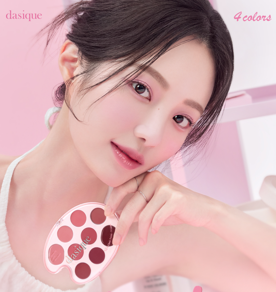Dasique Mood Painting Lip & Cheek Palette #03 Pink Coloring