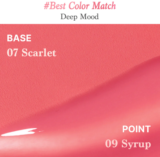 Dasique Mood Painting Lip & Cheek Palette #02 Coral Coloring