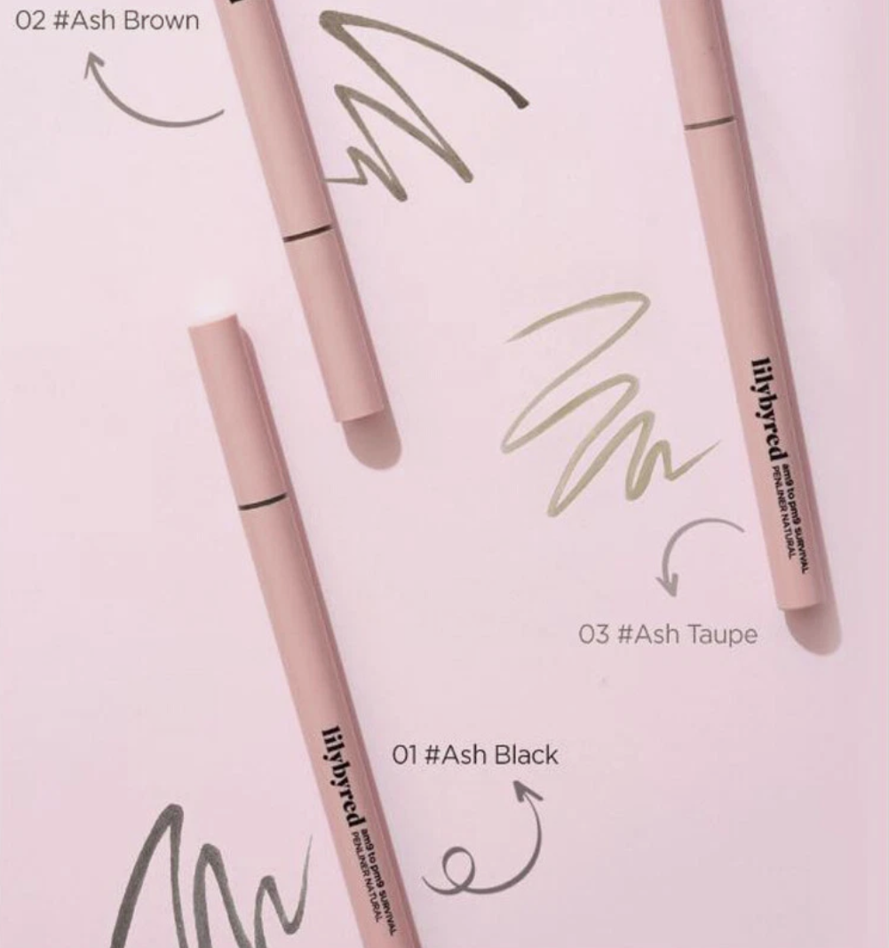 Lilybyred Am9 to Pm9 Survival Penliner Natural #03 Ash Taupe