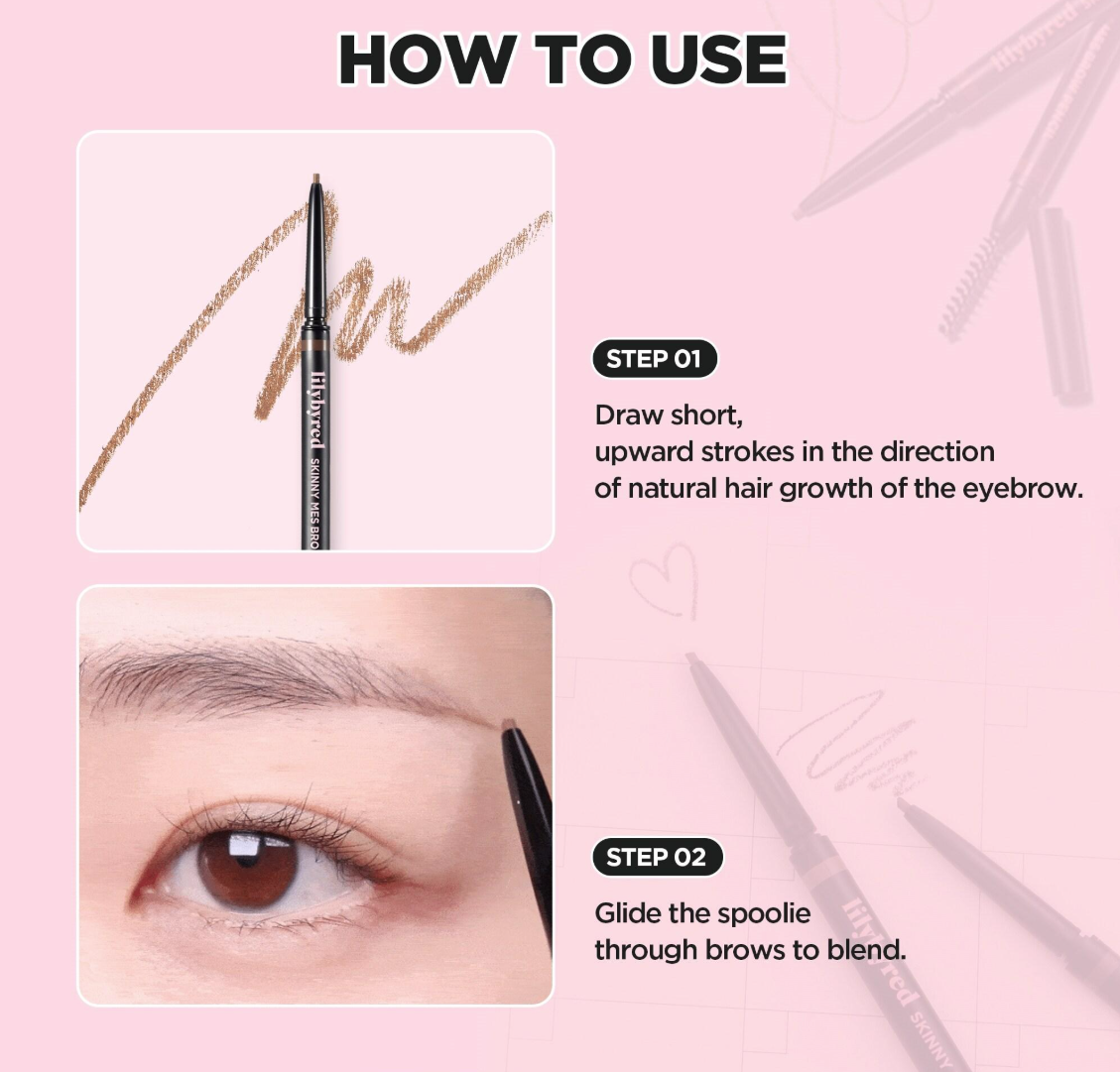 Lilybyred Skinny Mes Brow Pencil 04 Gray Brown