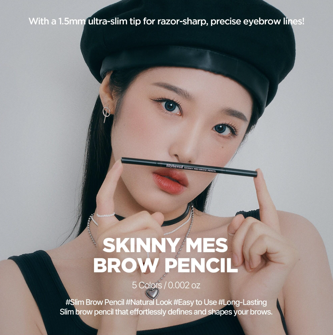 Lilybyred Skinny Mes Brow Pencil 05 Taupe Brown