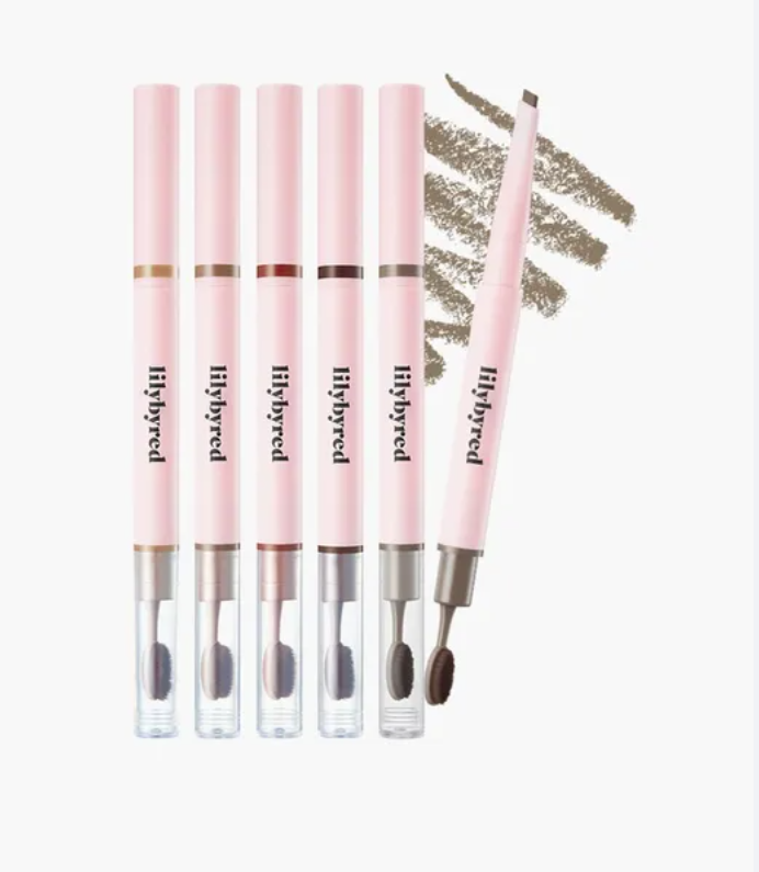 Lilybyred Hard Flat Brow Pencil #02 Medium Brown
