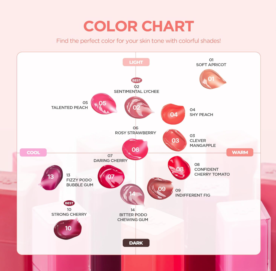 Lilybyred Bloody Liar Coating Tint (AD) #01 Soft Apricot