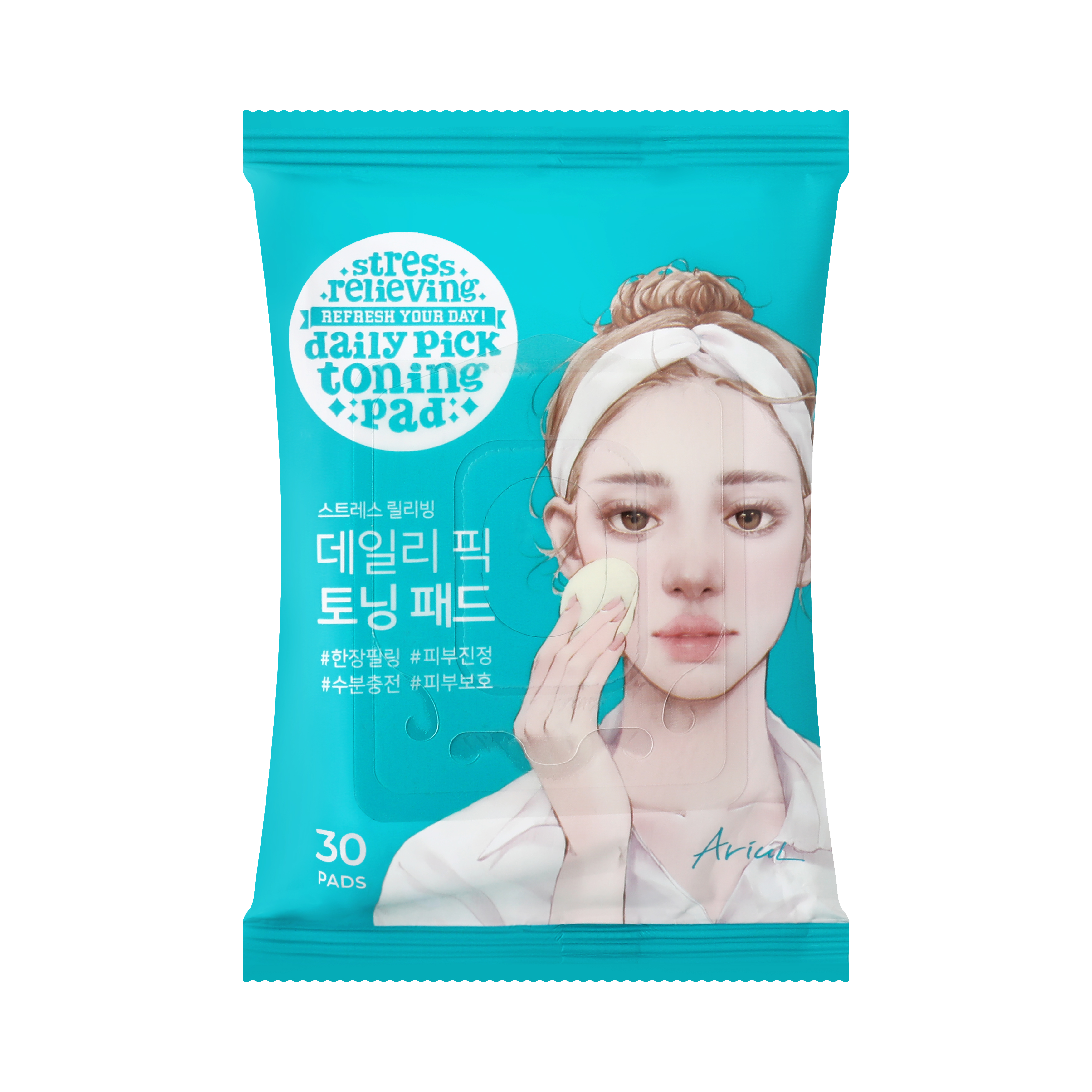 Ariul Stress Relieving Daily Pick Toning Pad 30Pads