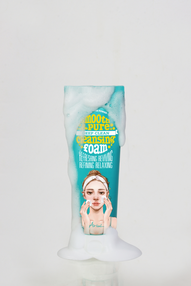 Ariul Smooth & Pure Deep Clean Cleansing Foam 120ML - SKINNOTE INC