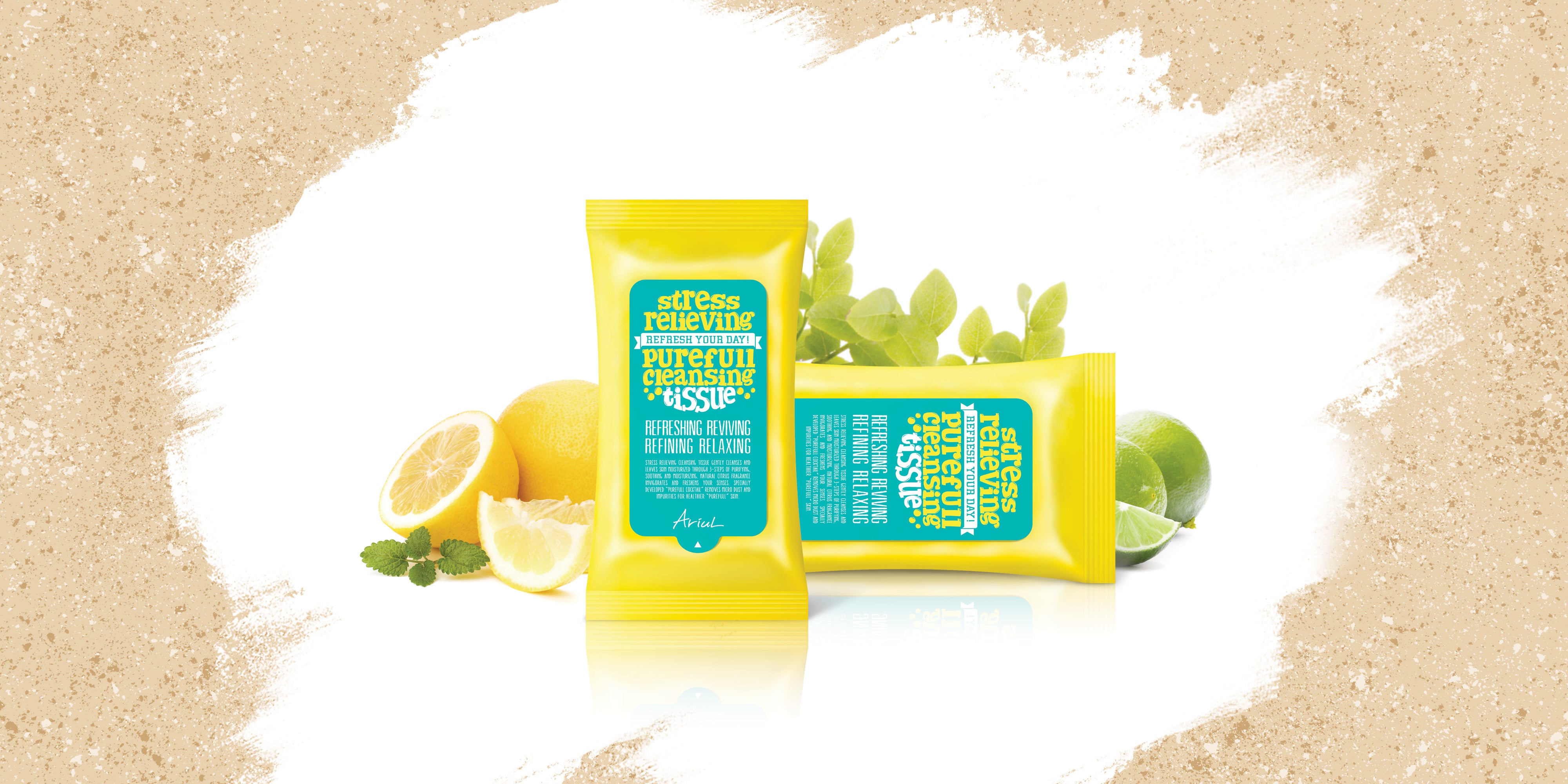 Ariul Stress Relieving Purefull Cleansing Tissue (Travel Size) - SKINNOTE INC