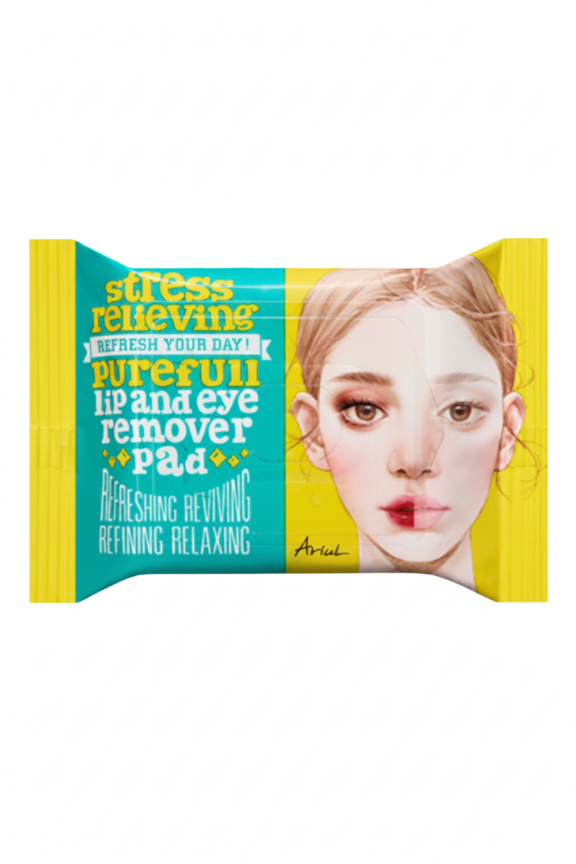 Ariul Stress Relieving Purefull Lip And Eye Remover Pad