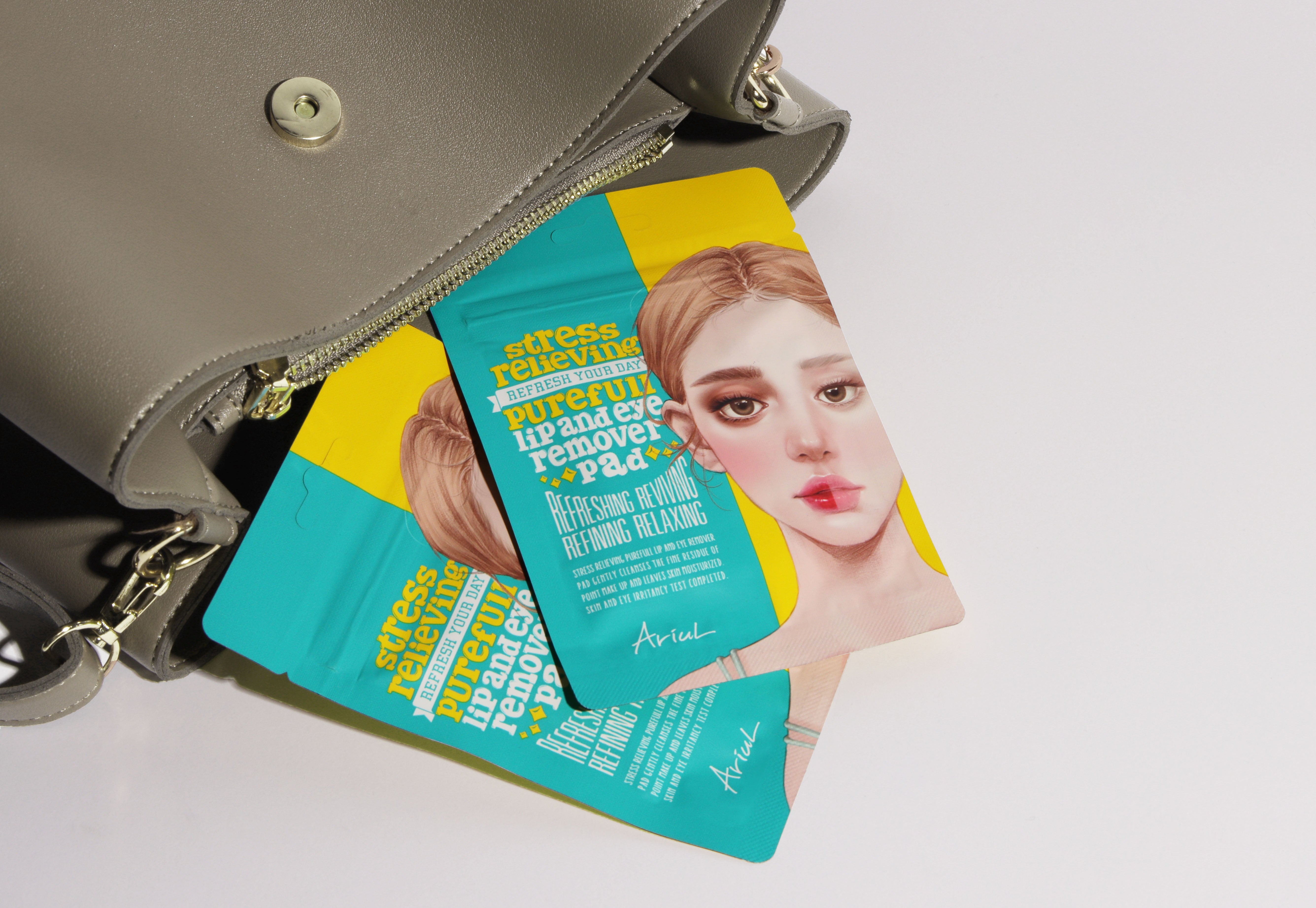 Ariul Stress Relieving Purefull Lip And Eye Remover Pad (Travel Size) - SKINNOTE INC