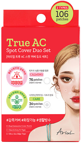 Ariul True AC Spot Cover Duo Set In Box 106 Patches - SKINNOTE INC