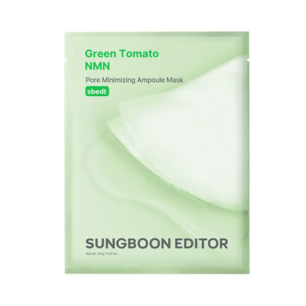 Sungboon Editor Green Tomato NMN Pore Minimizing Ampoule Mask 23g - 10 Pack | Skin Note