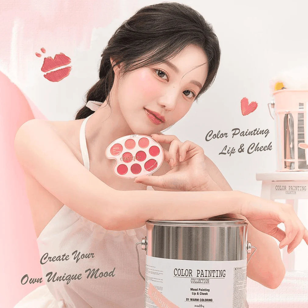 dasique Mood Painting Lip & Cheek Palette | Skin Note