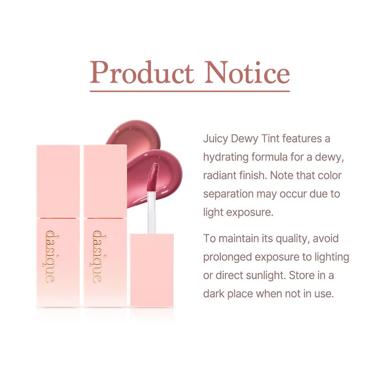 Dasique Juicy Dewy Tint | Rose Milk Tea Collection - SKINNOTE INC