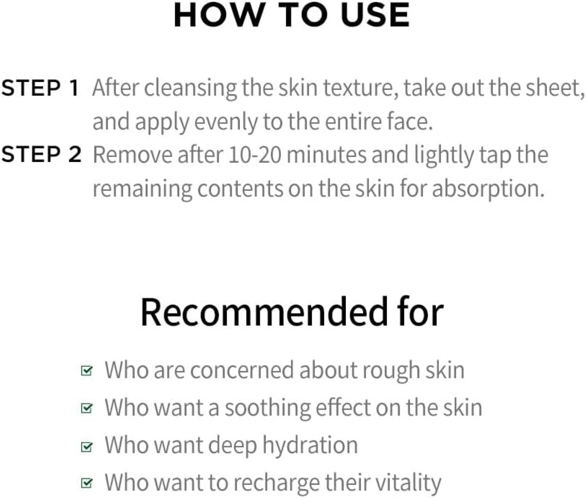 JM Solution Green Dear Tiger Cica Mask 10 Sheets - SKINNOTE INC