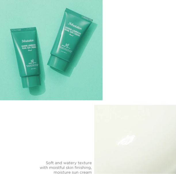 JM Solution Marine Luminous Pearl Sun Cream Spf 50+ PA++++ - SKINNOTE INC