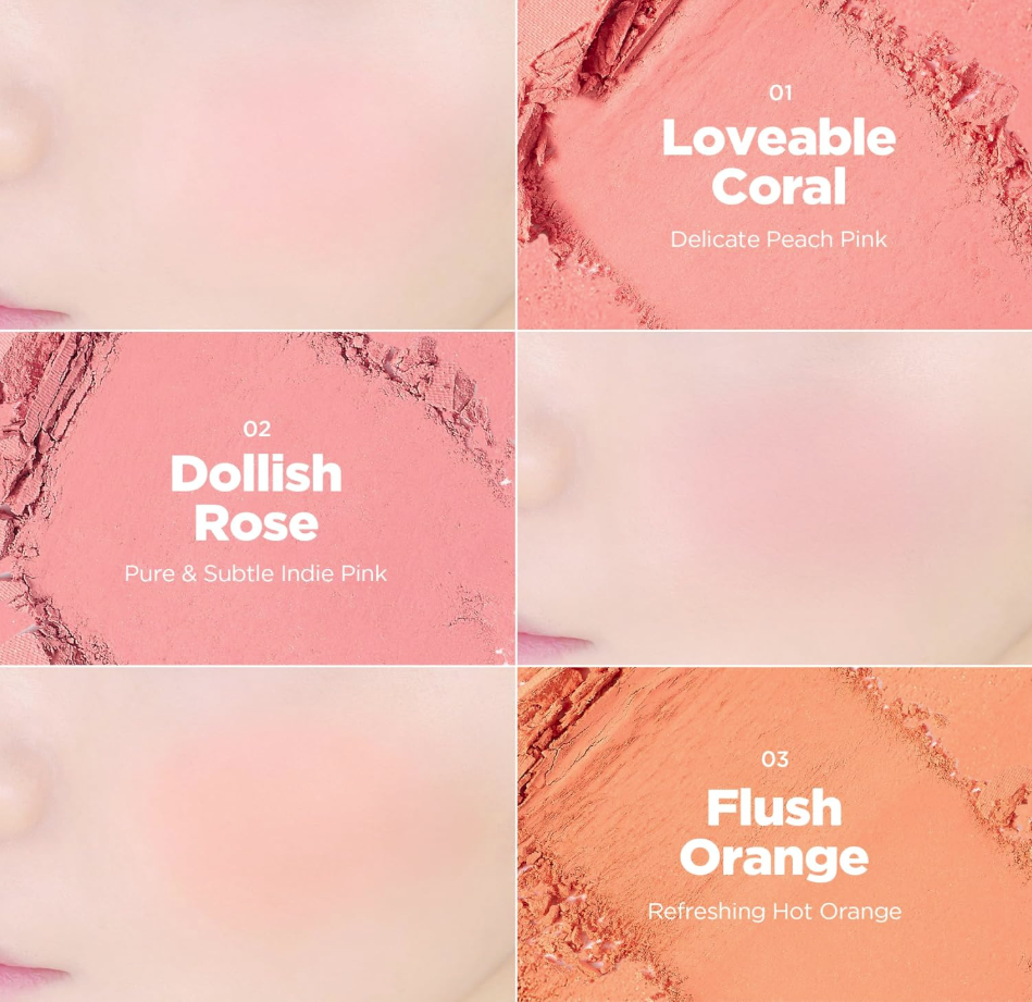 Lilybyred Luv Beam Cheek (AD) #01 Loveable Coral - SKINNOTE INC