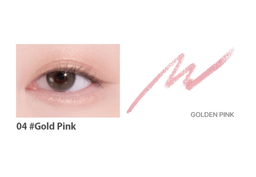Lilybyred  Starry Eyes Am9 to Pm9 Gel Eyeliner #04 Gold Pink - SKINNOTE INC