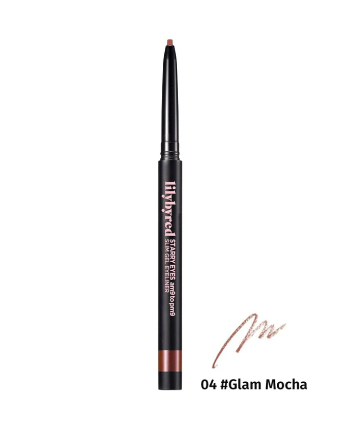 Lilybyred Starry Eyes Am9 to Pm9 Slim Gel Eyeliner #04 Glam Mocha - SKINNOTE INC