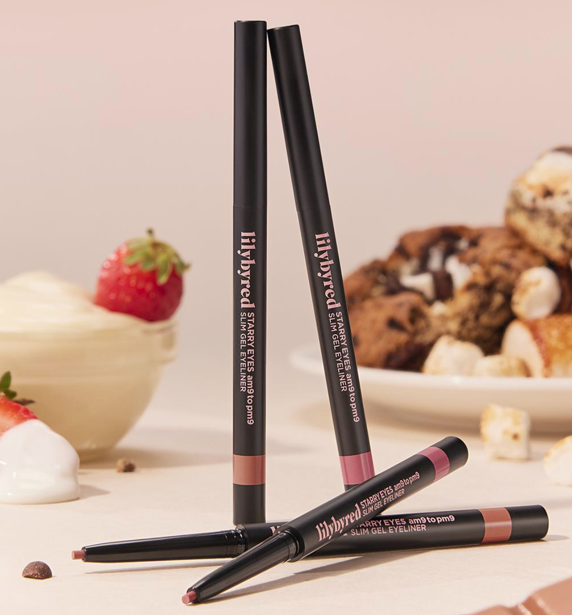 Lilybyred Starry Eyes Am9 to Pm9 Slim Gel Eyeliner #07 Cold Rose - SKINNOTE INC