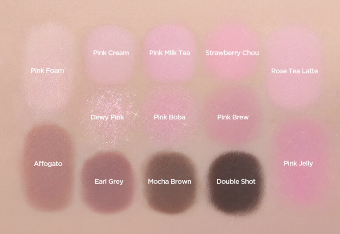 Lilybyred Dewy Fit Palette #02 Pink Milk Tea - SKINNOTE INC