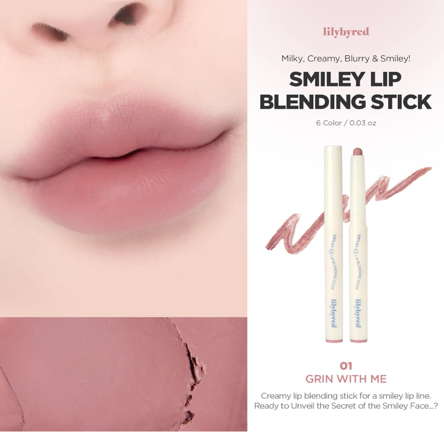 Lilybyred Smiley Lip Blending Stick #01 Grin With Me - SKINNOTE INC