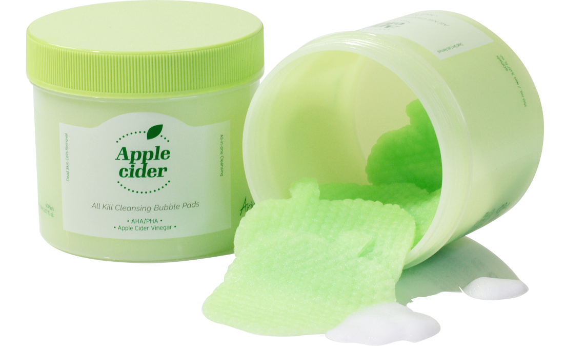 Ariul Apple Cider All Kill Cleansing Bubble Pads Makeup Remover