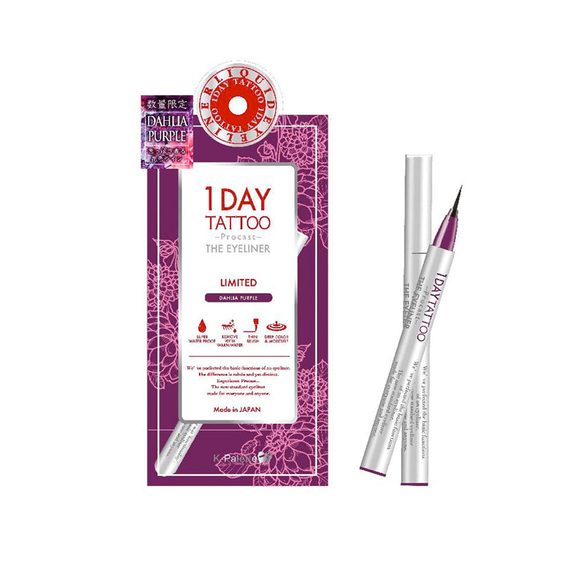 One Day Tattoo Eyeliner Limited #Dahlia Purple 0.5ml