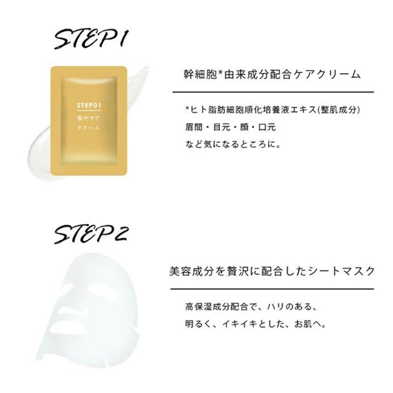 COCOCHI AG 抗糖干细胞补充胶原蛋白面膜金色 5片