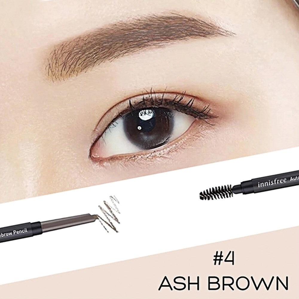 Innisfree Auto Eyebrow Pencil #4 Ash Brown