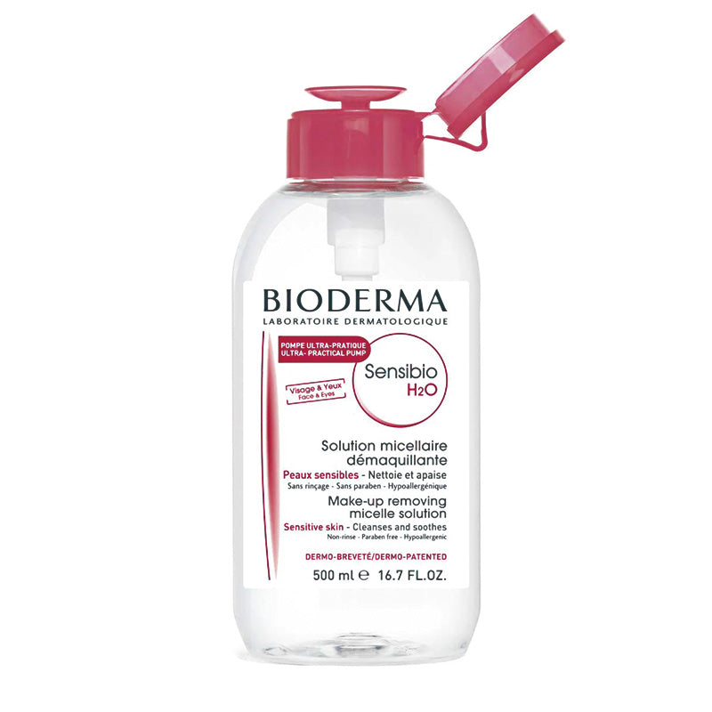 法国贝德玛BIODERMA深层洁净卸妆水粉水 500ml